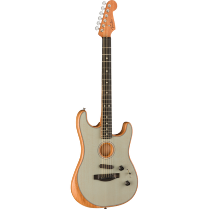 Fender American Acoustasonic® Stratocaster® Acoustic Electric Guitar, Transparent Sonic Blue