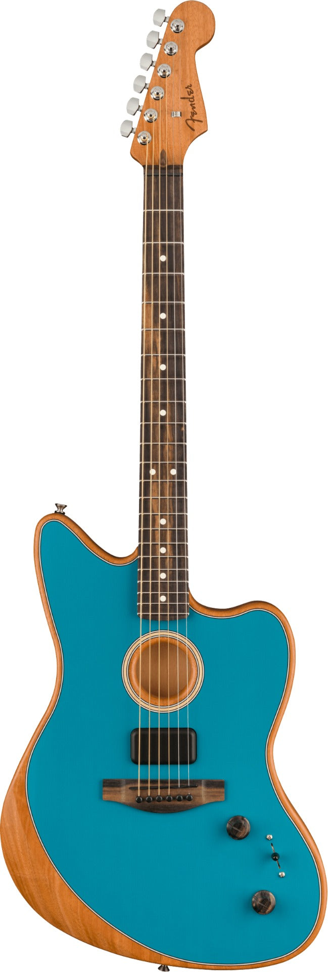 Fender Acoustasonic Jazzmaster Acoustic Electric Hybrid Guitar - Ocean Turquoise