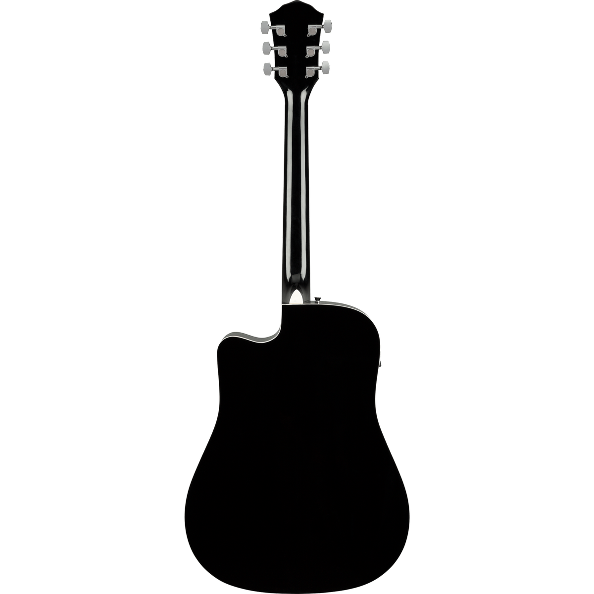 Fender FA-125CE Dreadnought Acoustic Electric Guitar - Black