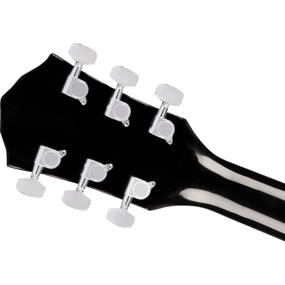 Fender FA-125CE Dreadnought Acoustic Electric Guitar - Black