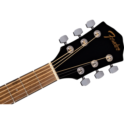 Fender FA-125CE Dreadnought Acoustic Electric Guitar - Black