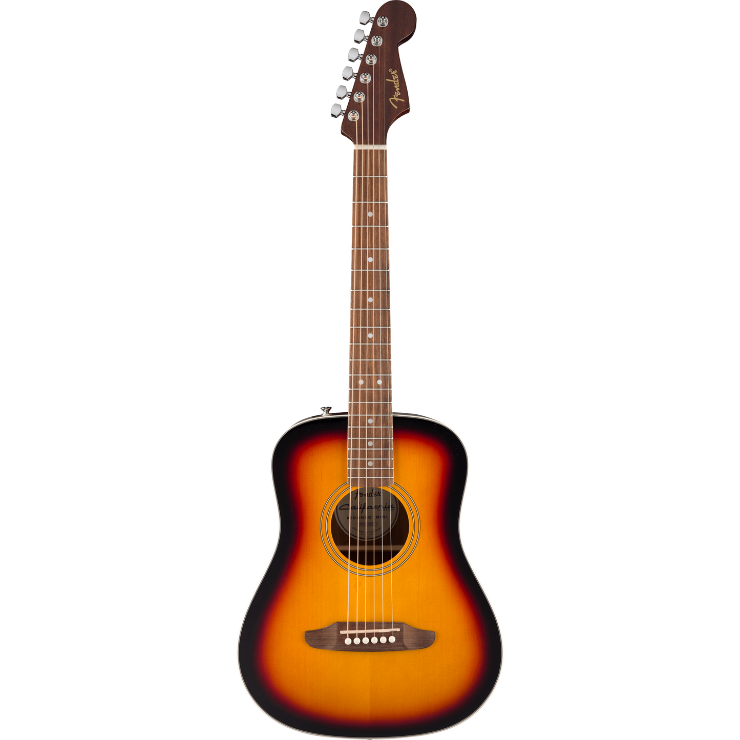 Fender California Standard Redondo Mini Acoustic Guitar - 3-Color Sunburst