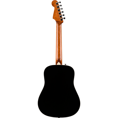 Fender California Standard Redondo Mini Acoustic Guitar - Spruce Top, Black