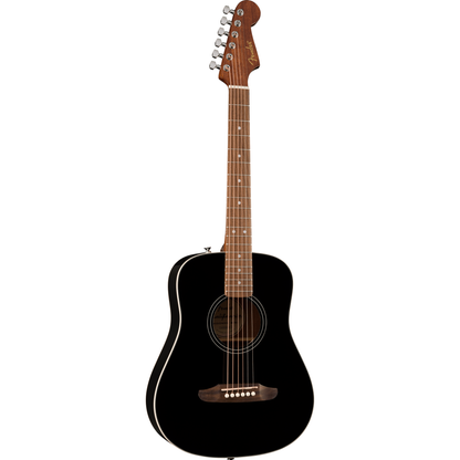 Fender California Standard Redondo Mini Acoustic Guitar - Spruce Top, Black