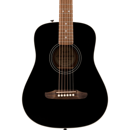 Fender California Standard Redondo Mini Acoustic Guitar - Spruce Top, Black