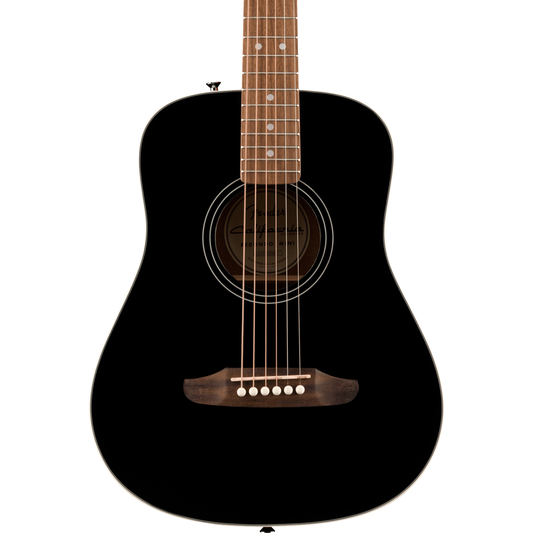 Fender California Standard Redondo Mini Acoustic Guitar - Spruce Top, Black