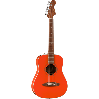 Fender California Standard Redondo Mini Acoustic Guitar - Spruce Top, Fiesta Red