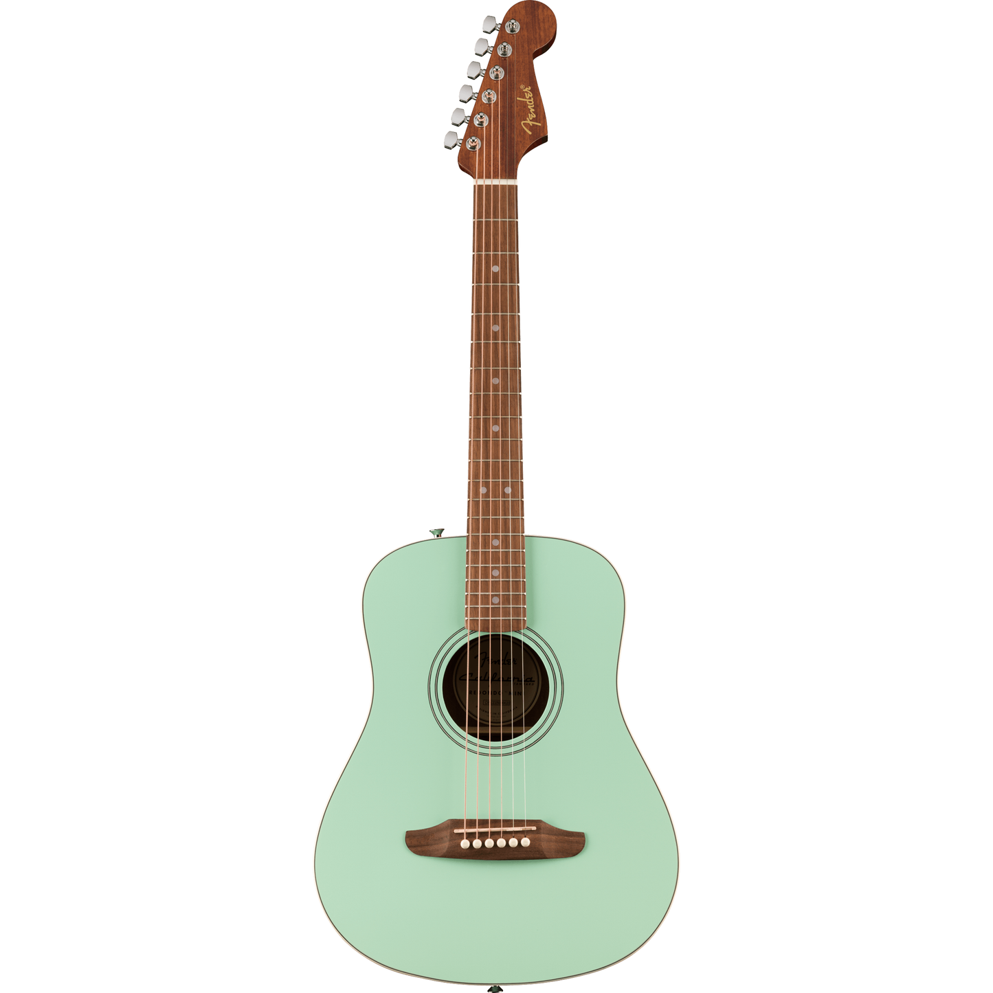 Fender California Standard Redondo Mini Acoustic Guitar - Spruce Top, Surf Green