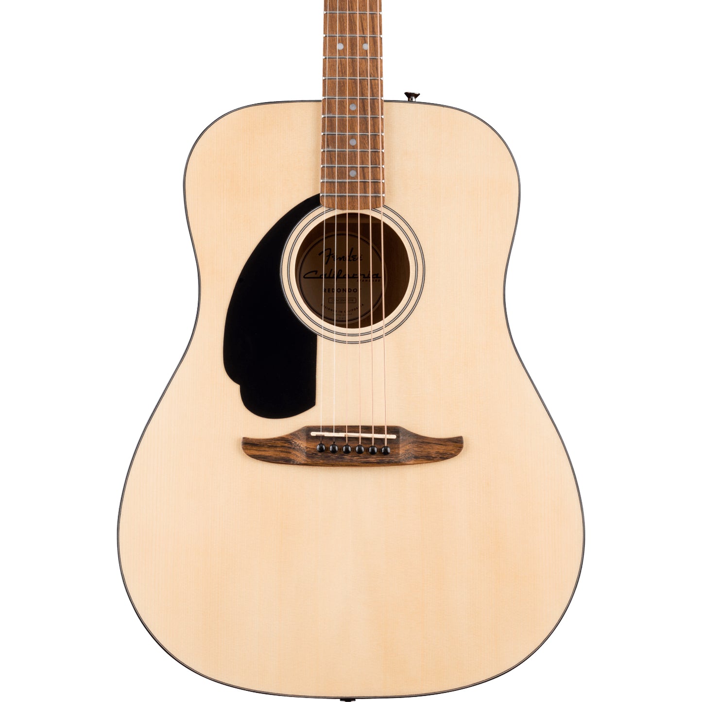 Fender California Standard Redondo Left-Handed - Spruce Top, Black Pickguard, Natural
