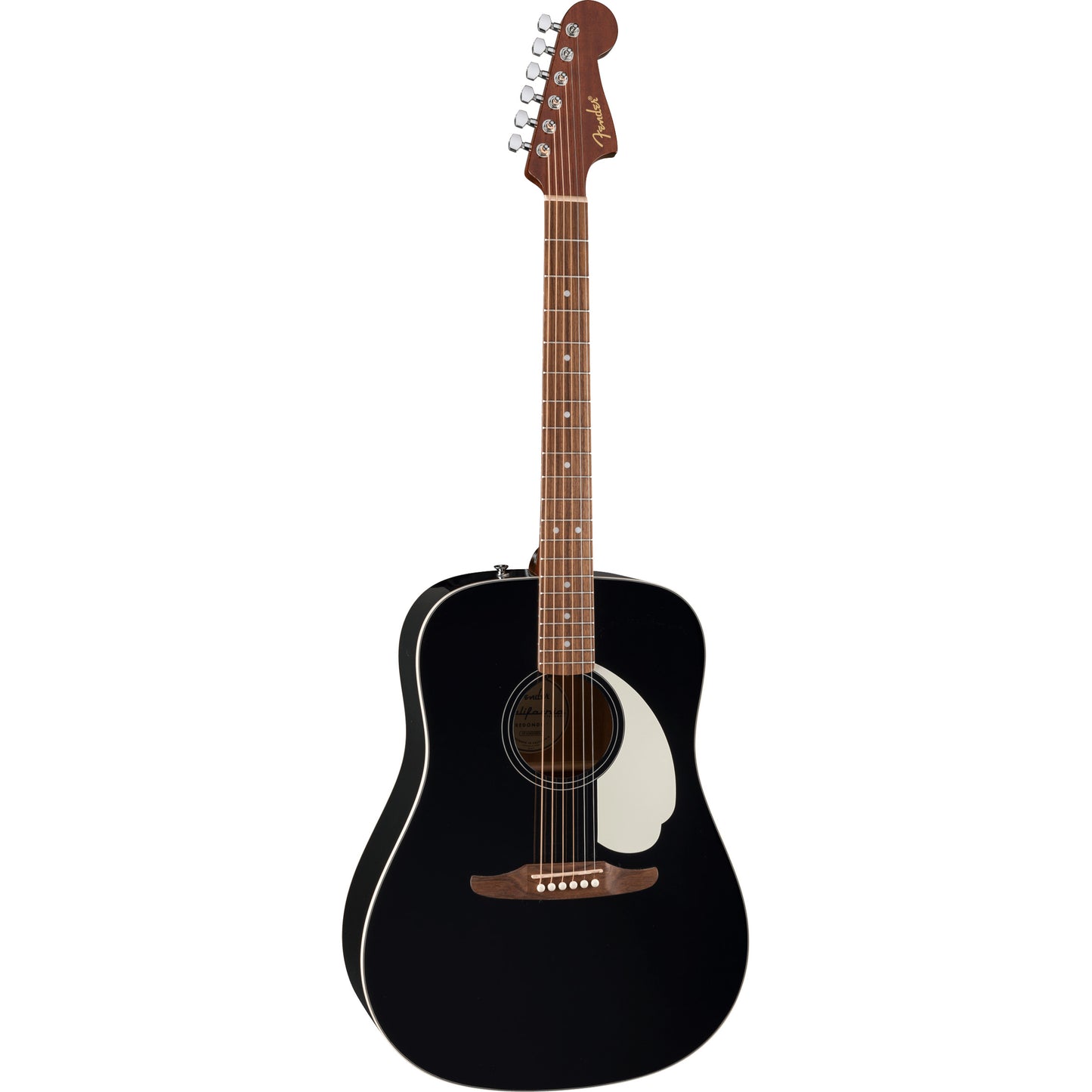 Fender California Standard Redondo Mini Acoustic Guitar - Spruce Top, Black