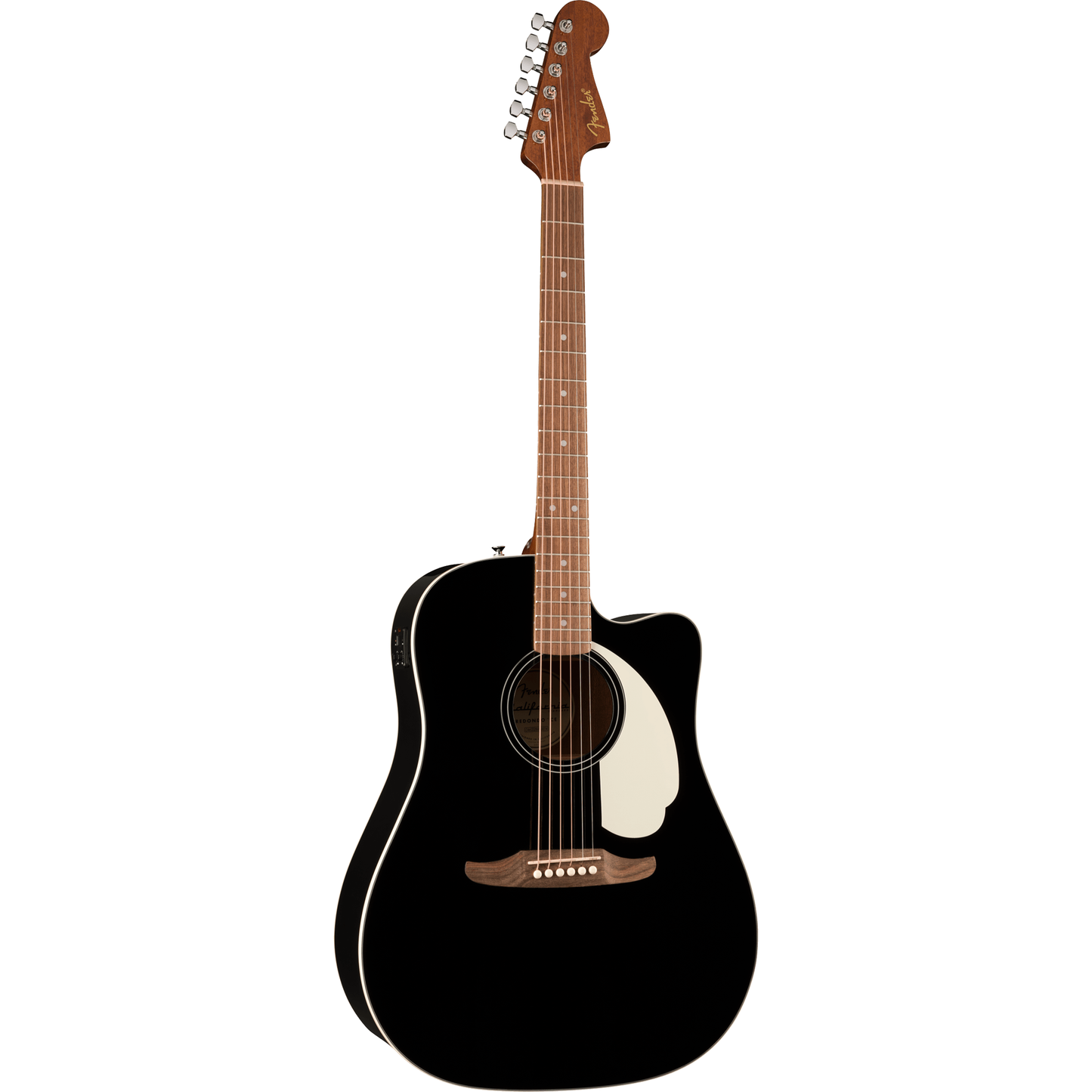 Fender California Standard Redondo CE Acoustic Electric Guitar - Spruce Top, Black