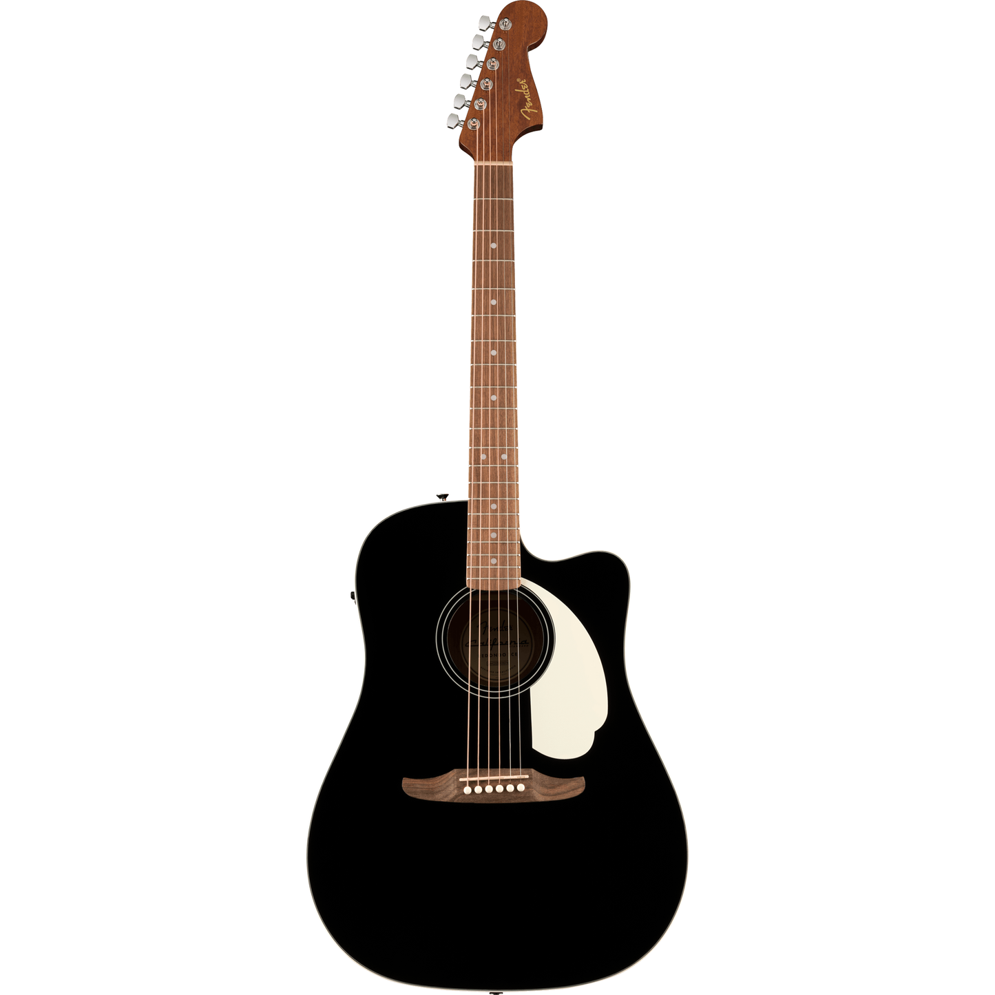 Fender California Standard Redondo CE Acoustic Electric Guitar - Spruce Top, Black