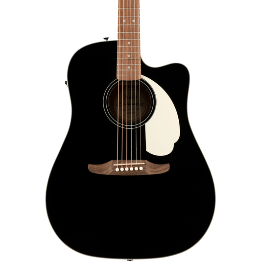 Fender California Standard Redondo CE Acoustic Electric Guitar - Spruce Top, Black