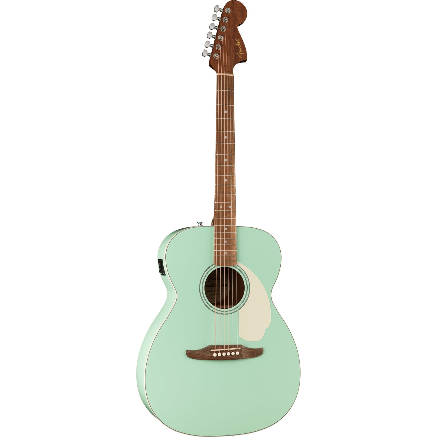 Fender California Standard Monterey E Acoustic/Electric - Ivory Pickguard, Surf Green