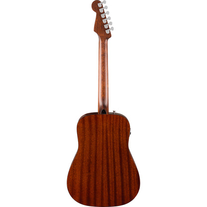Fender California Deluxe Redondo Jr. E Mahogany Acoustic/Electric - Walnut Fingerboard, Natural