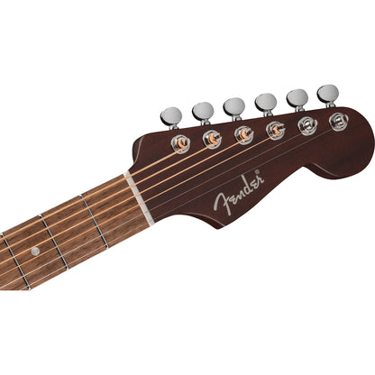 Fender California Deluxe Redondo Jr. E Mahogany Acoustic/Electric - Walnut Fingerboard, Natural