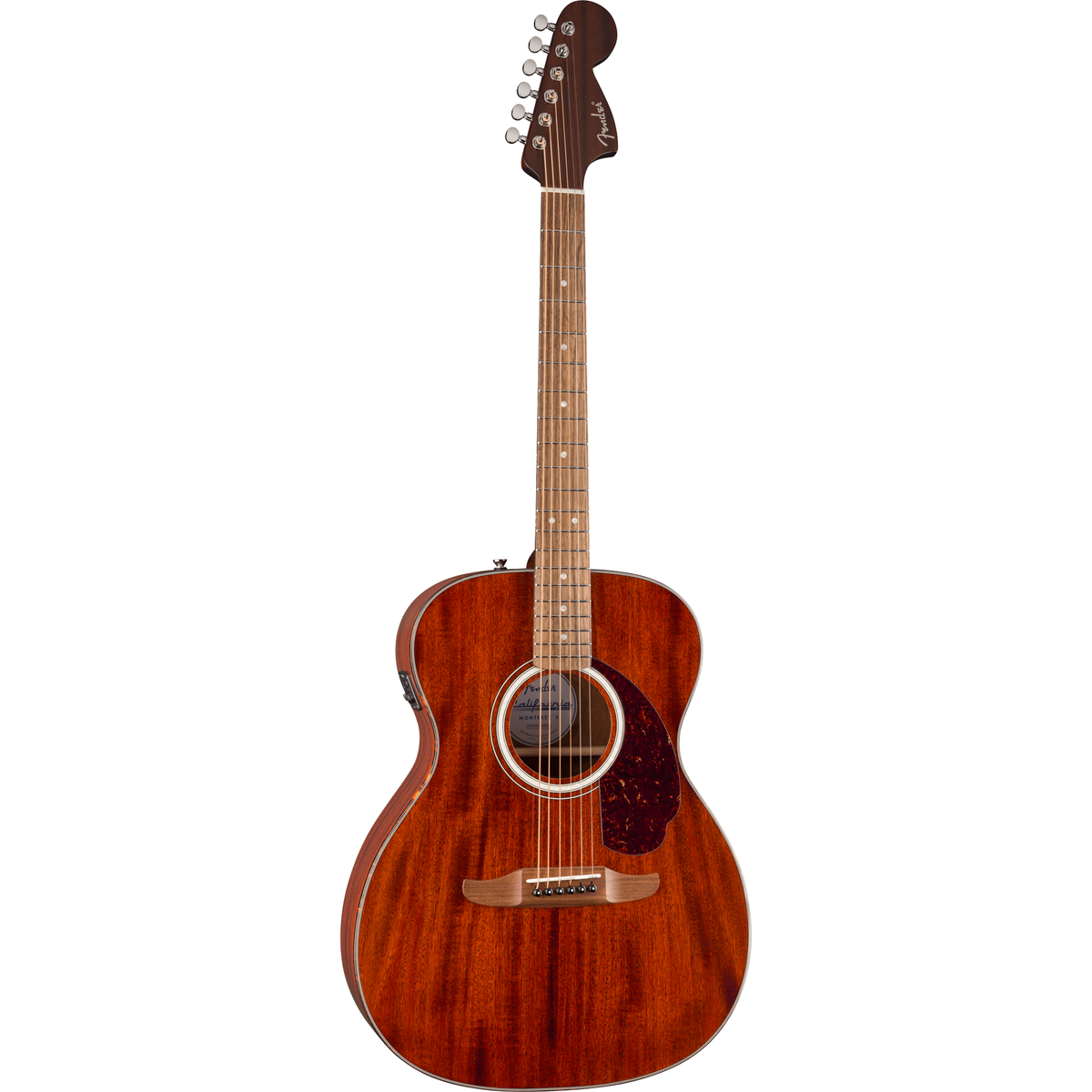 Fender California Deluxe Monterey E Mahogany Acoustic Electric Guitar - Natural