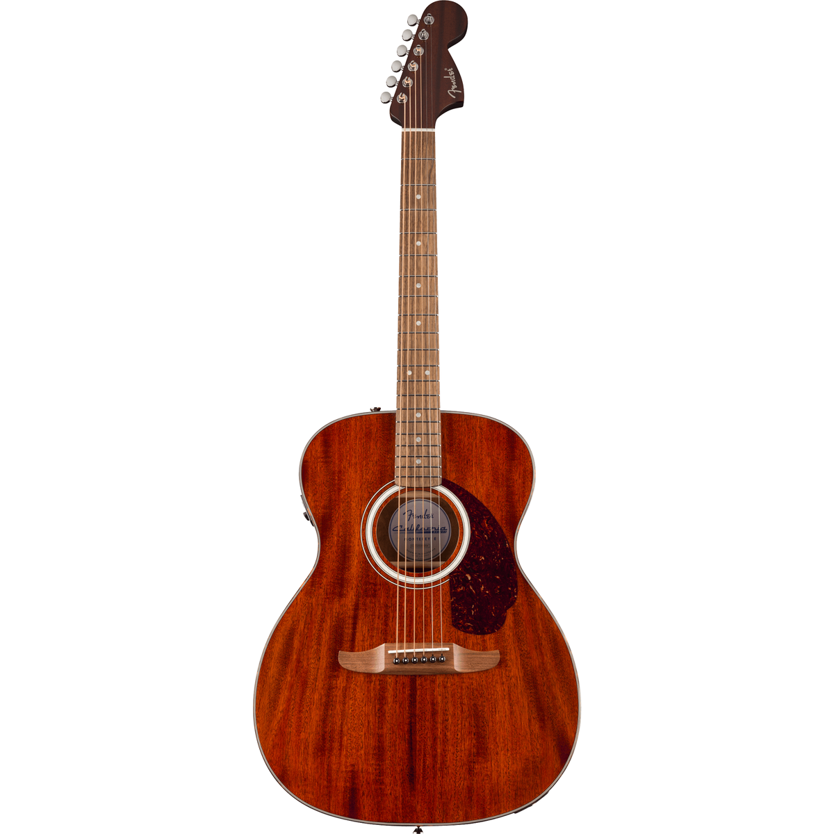 Fender California Deluxe Monterey E Mahogany Acoustic Electric Guitar - Natural