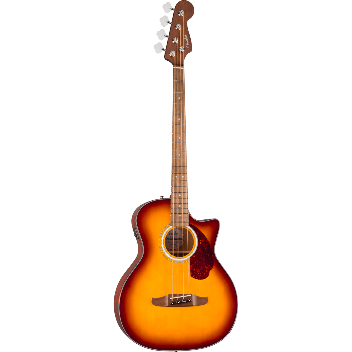Fender California Deluxe Kingman CE Acoustic Electric Bass - Honey Sunburst
