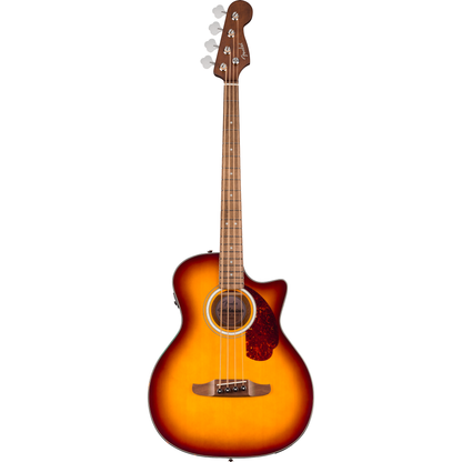 Fender California Deluxe Kingman CE Acoustic Electric Bass - Honey Sunburst