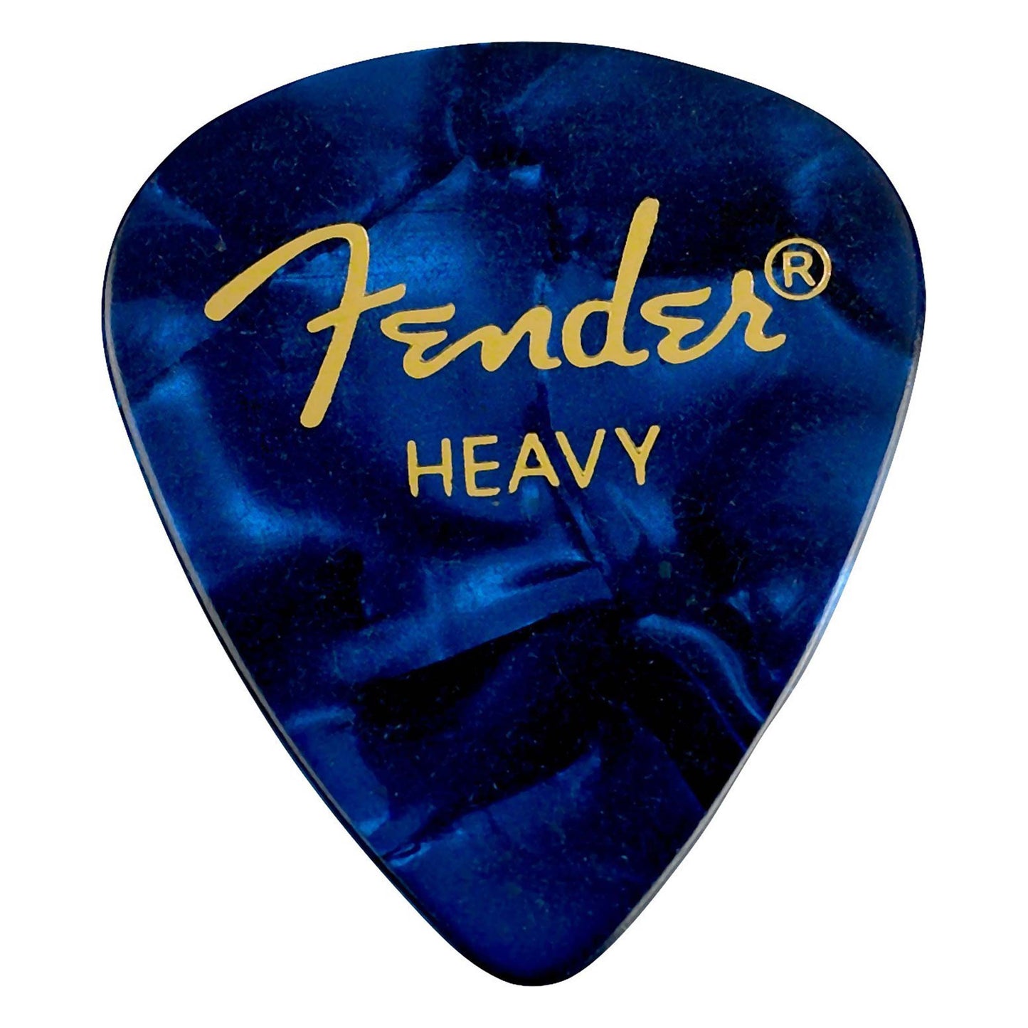 Fender 351 Premium Guitar Pick Heavy Blue Moto 12 Count