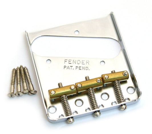 Fender Vintage Telecaster 3-Saddle Bridge - Chrome