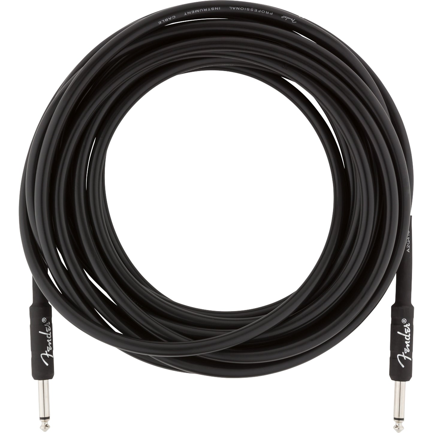 Fender Professional Series Instrument Cable, Straight/Straight, 25' - Black