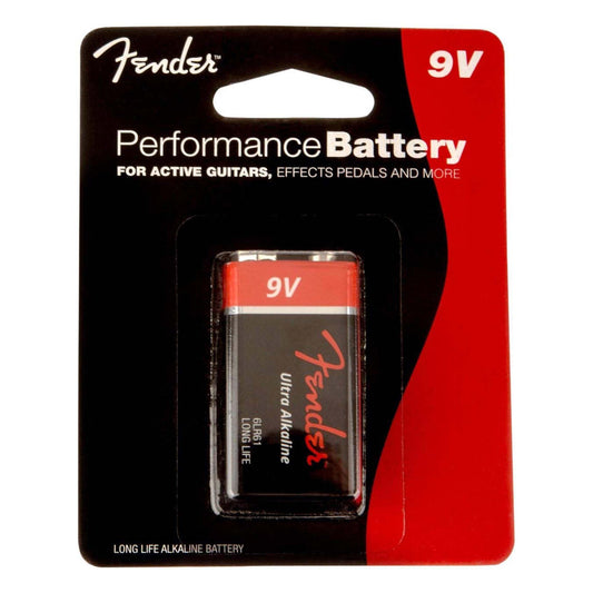 Fender Performance 9-Volt Battery, Single