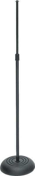 On Stage MS7201B Round Base Mic Stand - Black