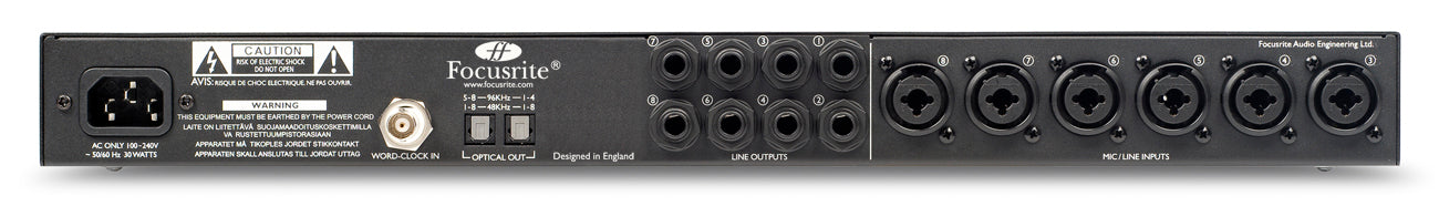 Focusrite Octopre Mk2 8-Channel Microphone Preamp (OCTOPREMK2)