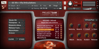 Project Sam Symphobia 2 Orchestral Sample Library Software