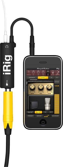 IK Multimedia Irig Guitar Interface For Iphone, Ipod And Ipad