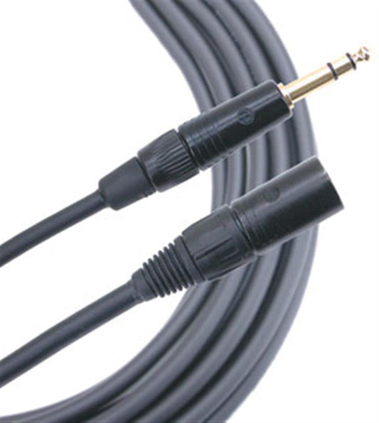 Mogami Gold TRS-XLR Male 15ft Balanced Quad Patch Cable