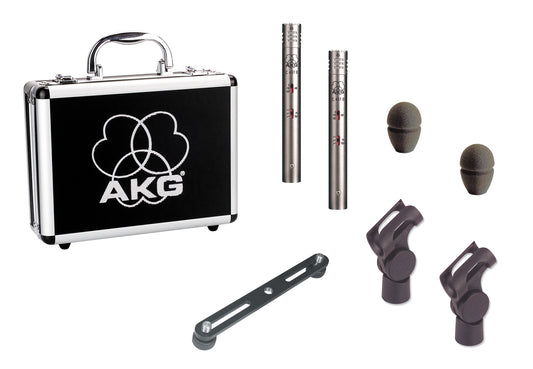 AKG C451B/ST Stereo Matched Pair Small Diaphragm Condenser Mic (C451B/ST)