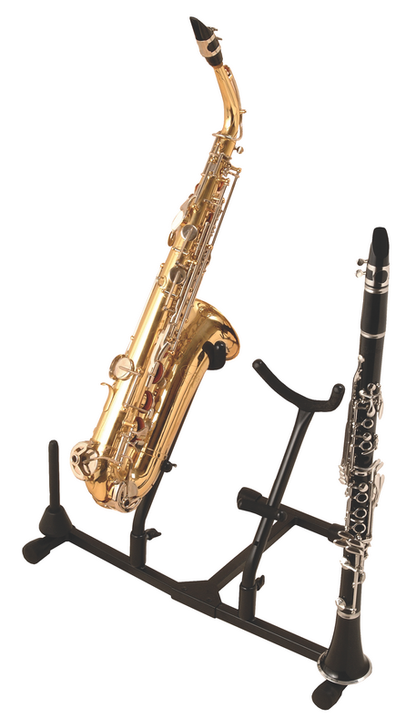 On-Stage Stands SXS7201B Double Sax/Flute Stand