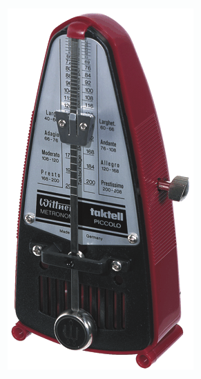 Wittner 834 Taktell Piccolo Metronome in Ruby