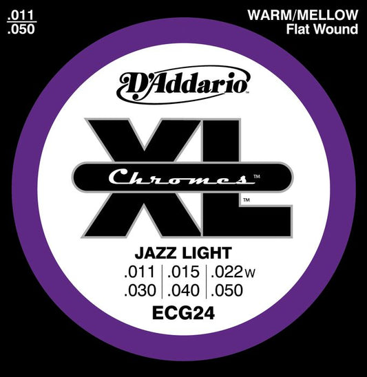 D'Addario ECG24 Chromes Jazz Light 11-50