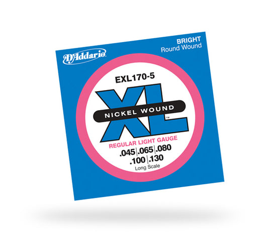 D'Addario EXL170-5 Long Scale 5-String 45-130