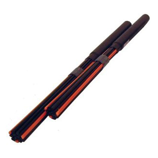 Flix Black and Orange Fiber Rods