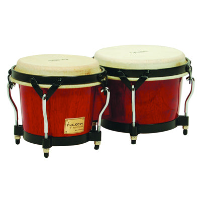 Tycoon Supremo Series Bongos In Red Finish