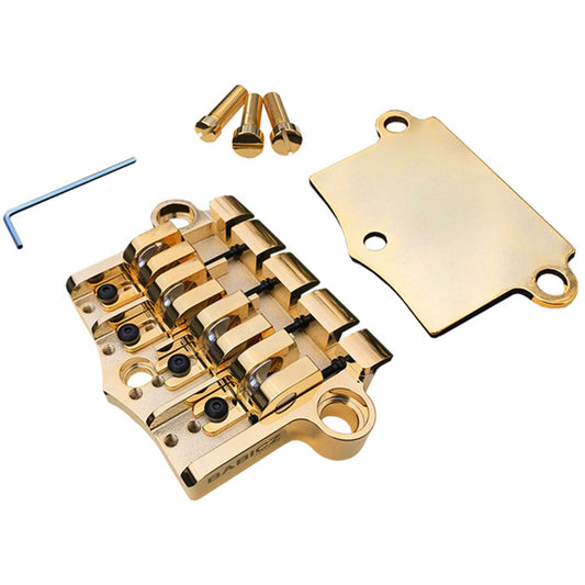 Babicz Full Contact Hardware FCH-3 Original Series Epiphone 3 Point Style Bass Bridge - Gold