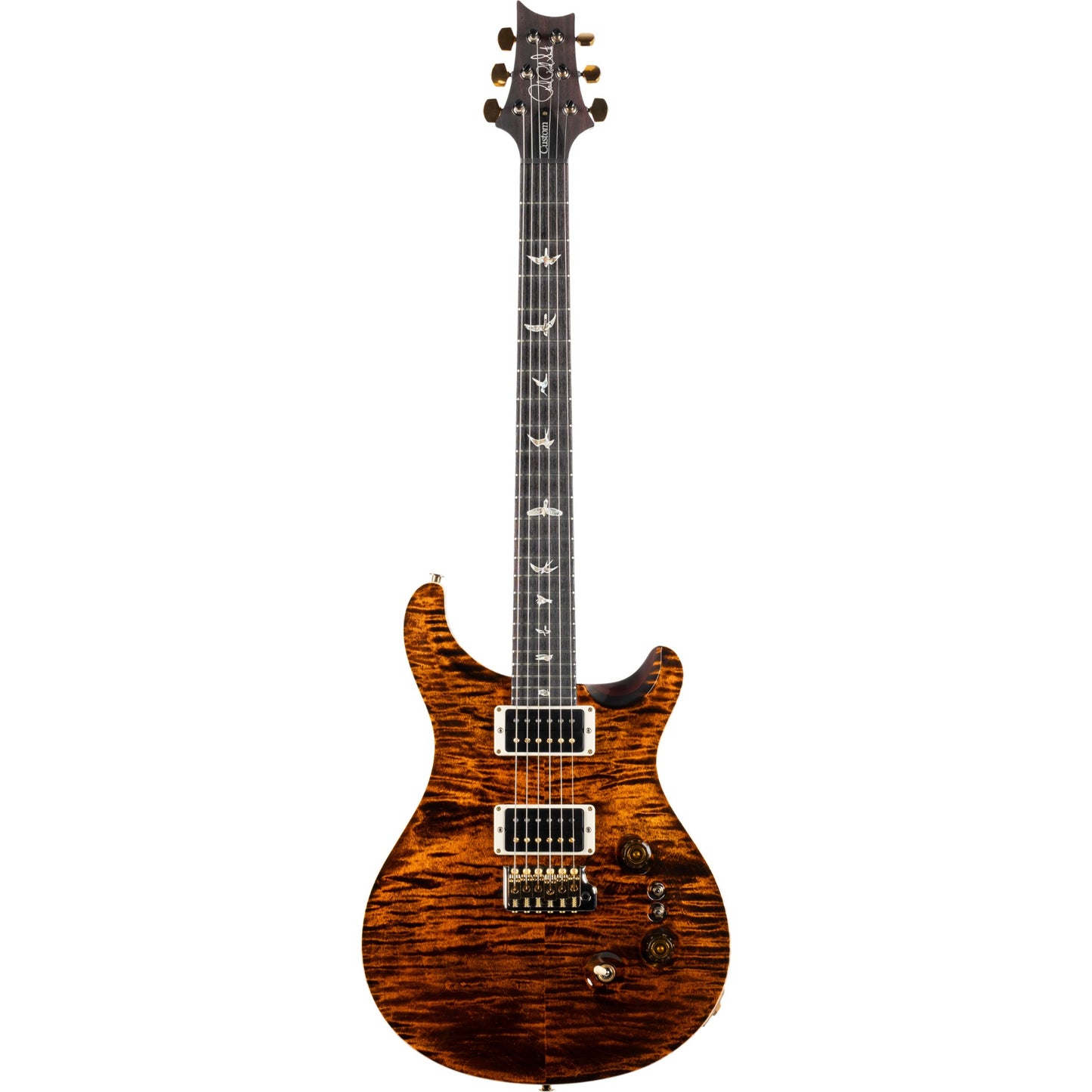 PRS Custom 24-08 10 Top Electric Guitar - Orange Tiger