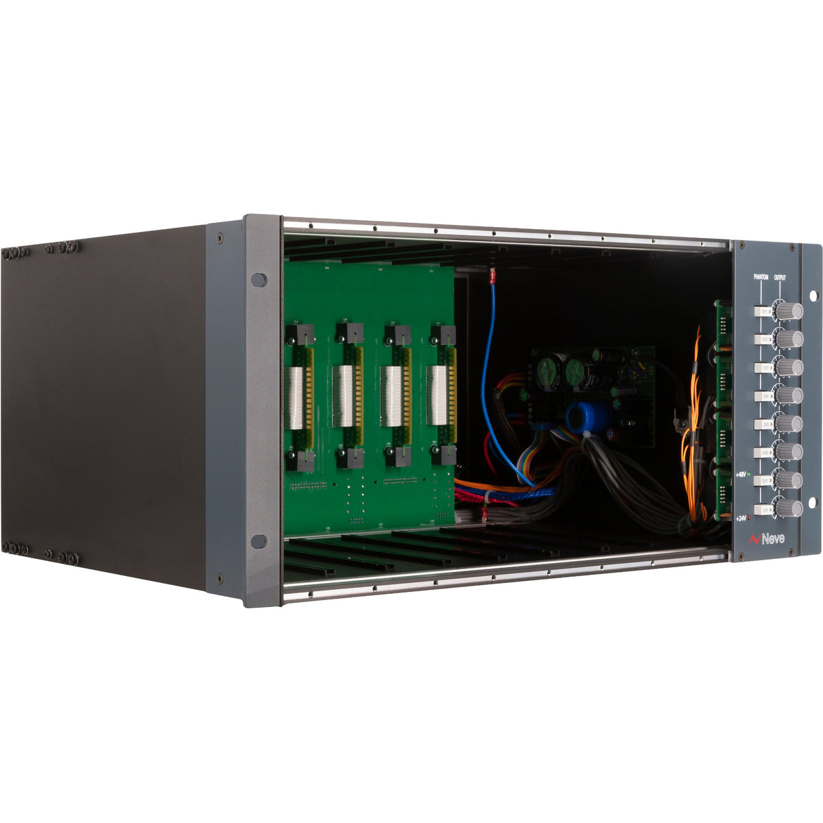 AMS Neve 1073/1084 5U Rack with PSU, Phantom and Gain Control