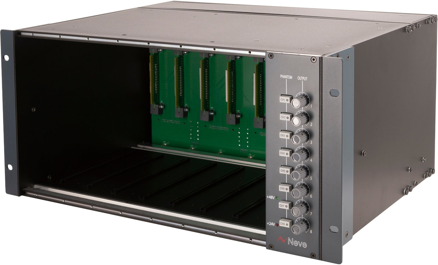 AMS Neve 1073/1084 5U Rack with PSU, Phantom and Gain Control