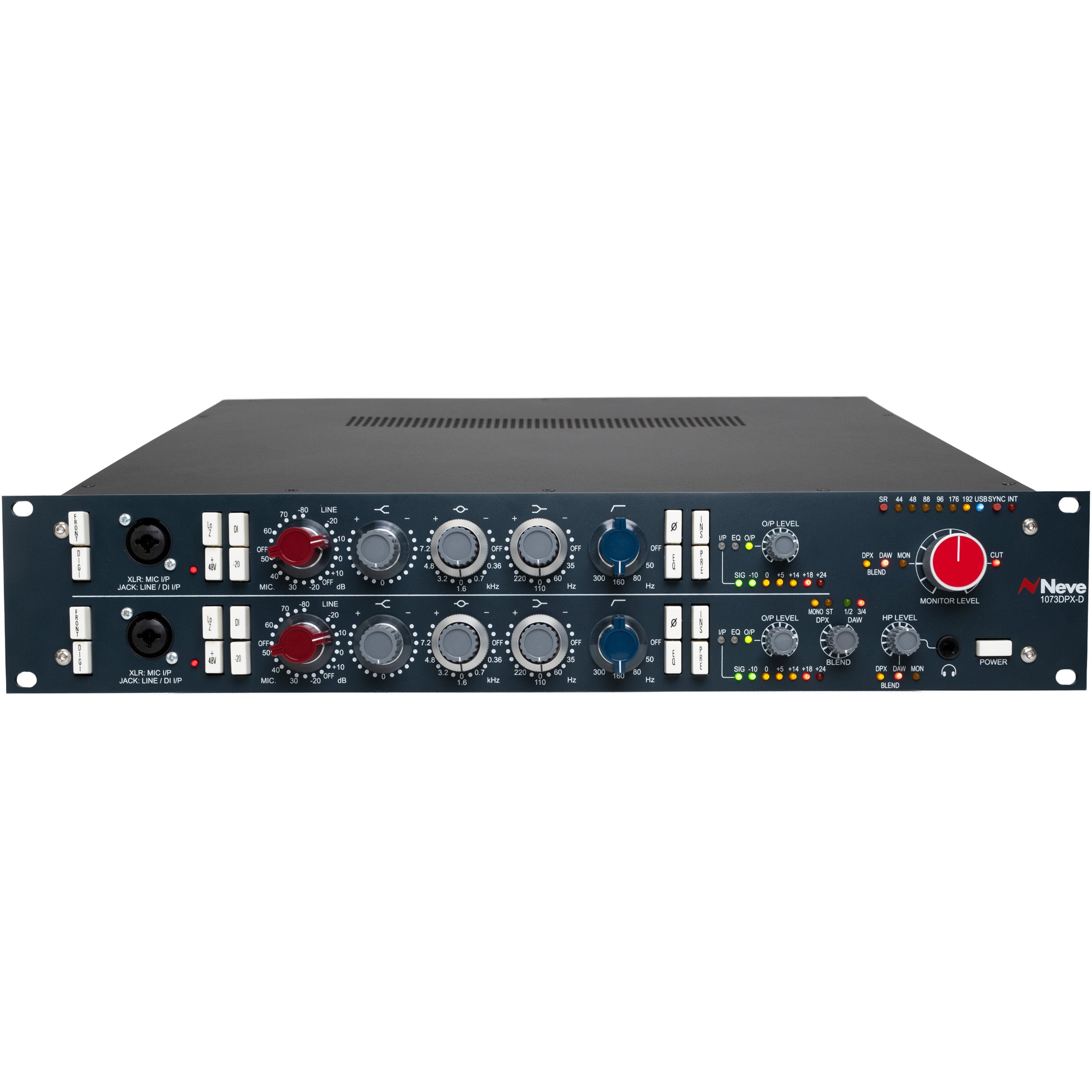 AMS Neve 1073DPX-D Dual 1073 Channel Strip with USB / ADAT Audio Inter ...