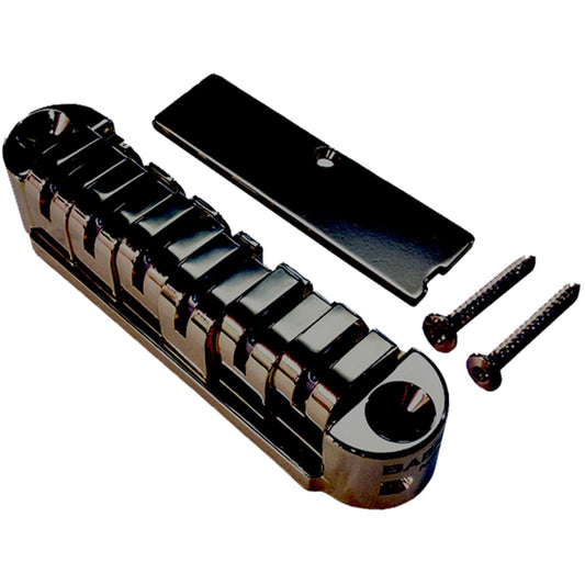 Babicz Full Contact Hardware O.E.M. Tune-O-Matic Flat Bridge - Black