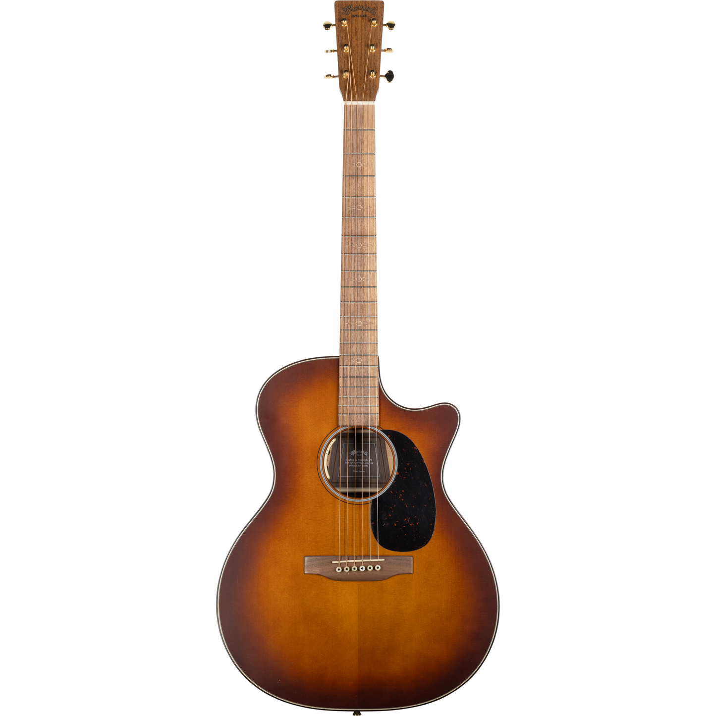 Martin GPCE Inception Maple Acoustic Electric Guitar - Amber Fade Sunburst