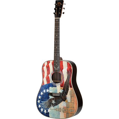 Martin Limited Edition HD-28 Semiquincentennial Acoustic Guitar - Custom Ink Artwork Designed by Robert Goetzl