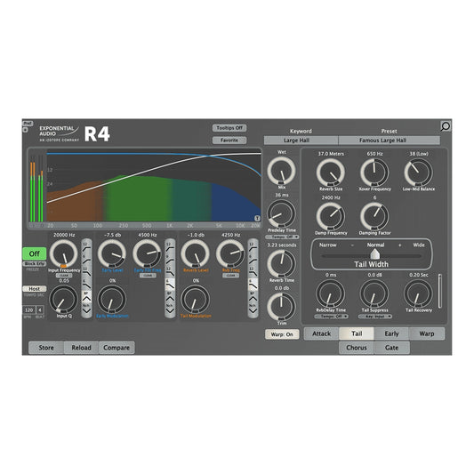 Exponential Audio: R4 Reverb Plug-In