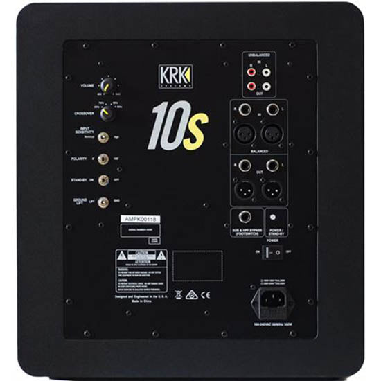 KRK 10S2 10” Active Studio Subwoofer
